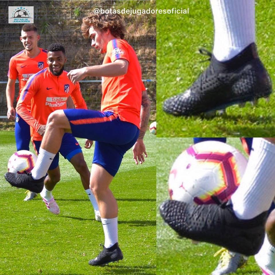 Griezmann and KP Boateng Train In Blackout Next Gen Puma Future